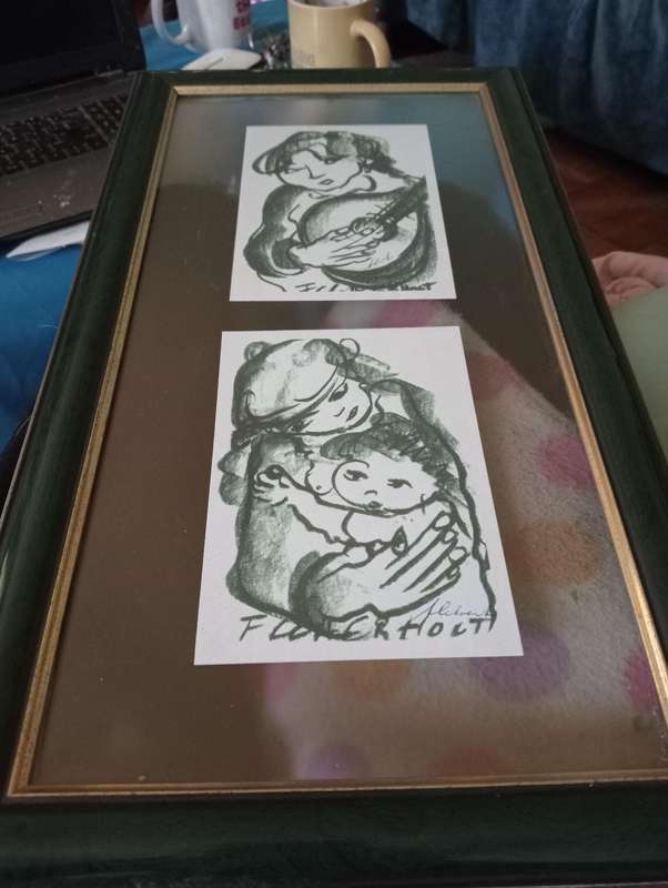 FRANS VADER CLAERHOUT PRINT FRAMED
