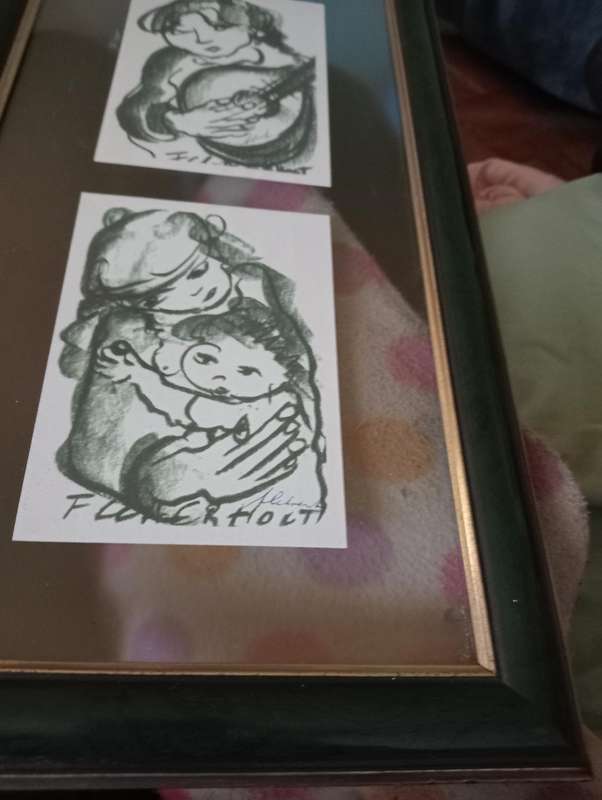 FRANS VADER CLAERHOUT PRINT FRAMED