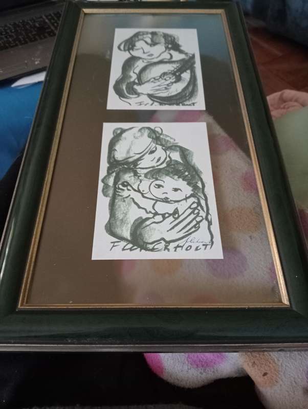 FRANS VADER CLAERHOUT PRINT FRAMED