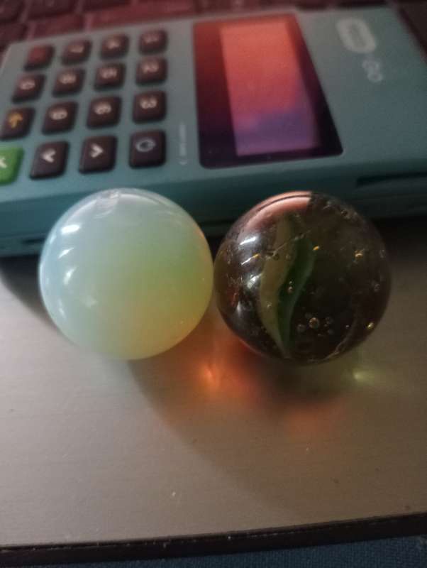 VINTAGE OPALITE COLLECTABE MARBLE
