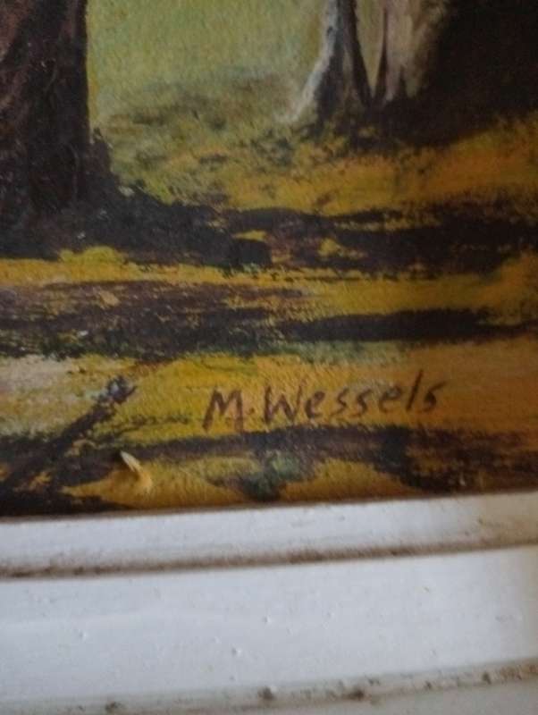 VINTAGE MARUIS WESSELS PAINTING