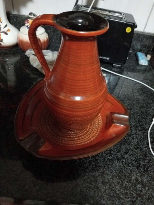 VINTAGE POTTERY SET MADE IN GERMANY