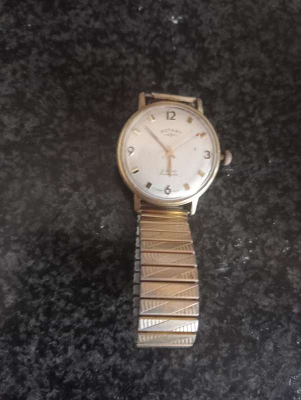 VINTAGE ROTARY 21 JEWELS MENS WATCH