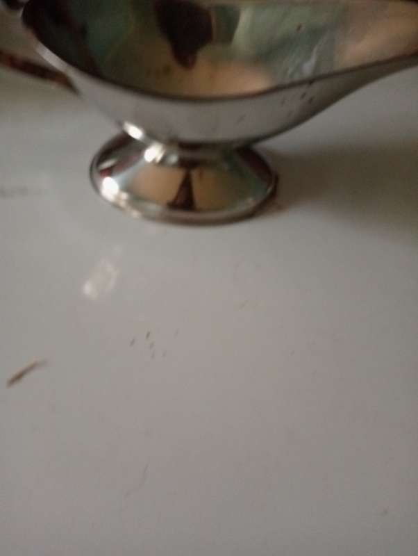VINTAGE STAINLESS STEEL GRAVY DISH