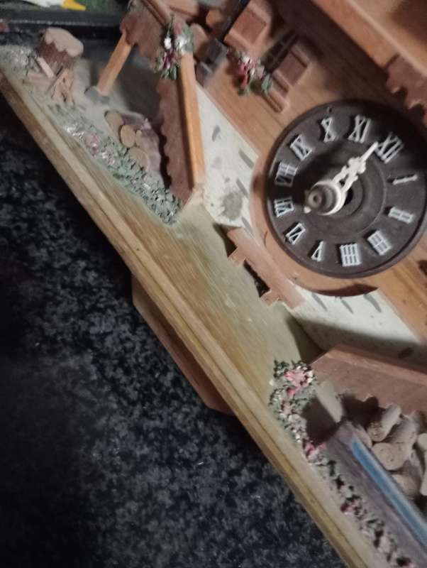VINTAGE R LOTSCHER SWISS CUCKOO CLOCK