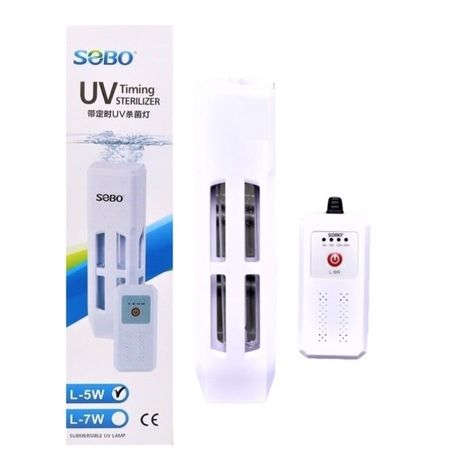 SOBO Aquarium Submersible Timing Sterilizer UV Lamp 5W