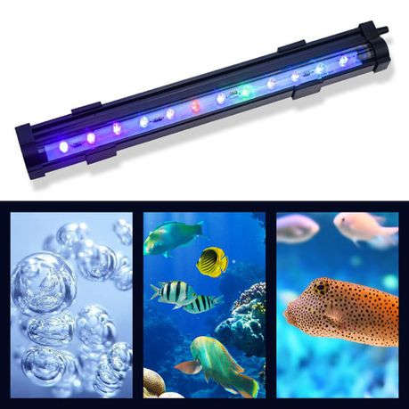 RGB LED Aquarium Lights Multi-color Lamp Submersible 25cm 2w