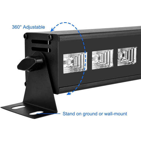 UV LED PARTY BLACK LIGHT 12x3W