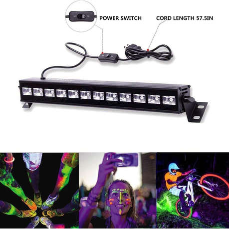 UV LED PARTY BLACK LIGHT 12x3W