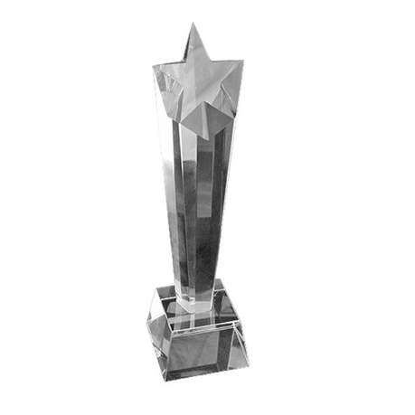 Premium Star Crystal Trophy with Gift Box Small 24cm
