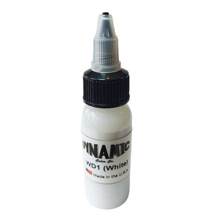 Dynamic Ink White Tattoo WD1 Inks - 30ML (1 Oz)