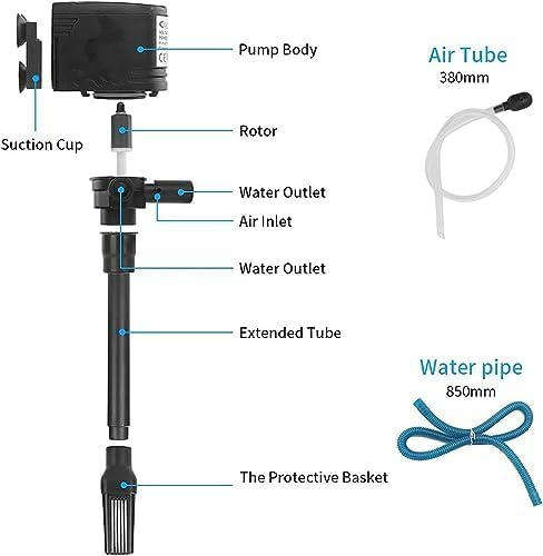 SOBO WP-3660 Aquarium Submersible Power Head Pump  40W 2800 L/HHigh-Flow Pump