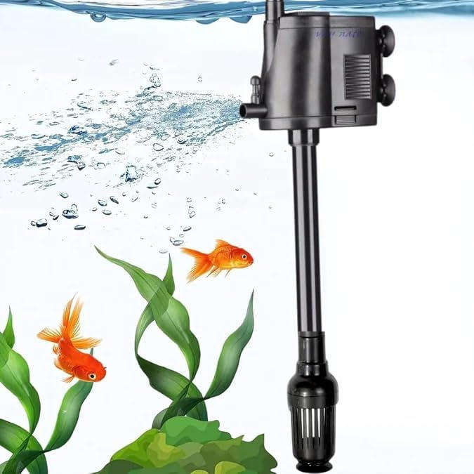WP-2990 Submersible Aquarium Pump  25W Multifunction Pump  1500L/H Flow  1.5m Head Height  Fresh