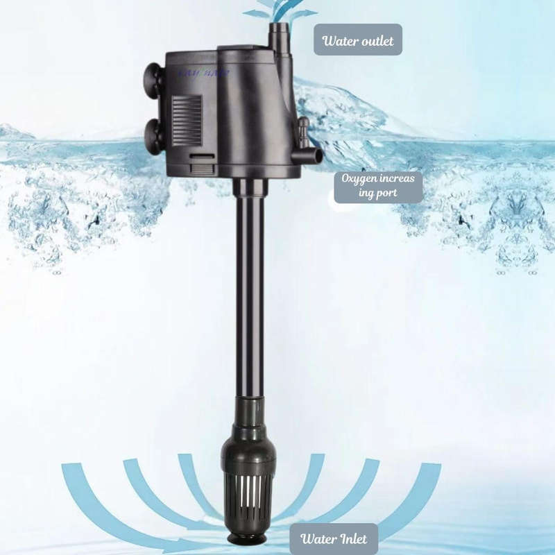 WP-2990 Submersible Aquarium Pump  25W Multifunction Pump  1500L/H Flow  1.5m Head Height  Fresh