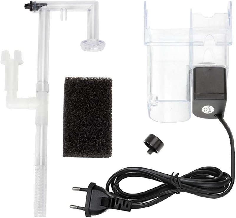 Aquarium Hanging Skimmer Filter  5W Power  350L/H Flow Rate  External Hang-On Fish Tank Filter 