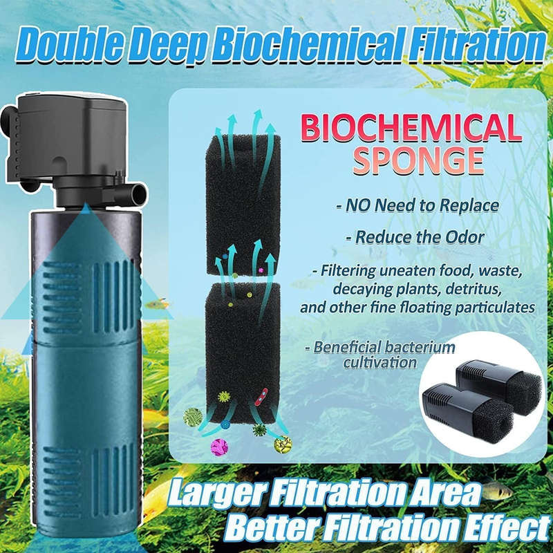 Sobo Wp-3200F Power : 25W F.Max : 1200L/H Upto 3.5 Feet Tank | 3 in 1 Filtration, Oxygenation