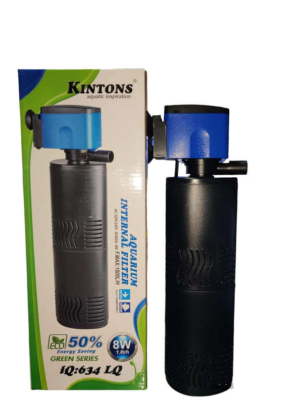 Kintons Energy Saving Aquarium Internal Filter Fully Submersible Filter 8W - 1800L/H