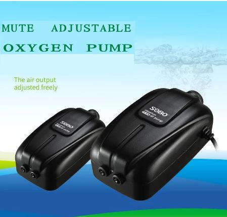 Sobo Aquarium Silent Design Air Pump Double Air Output Adjustable 2x5L/Min Sobo SB-8806 Aquarium