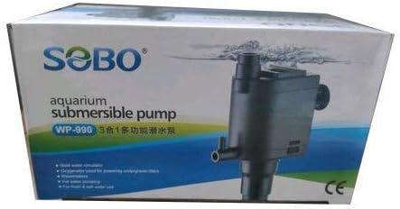 SOBO WP-990 Aquarium Submersible Pump  10W, 500L/H Flow, 0.8m Max Height