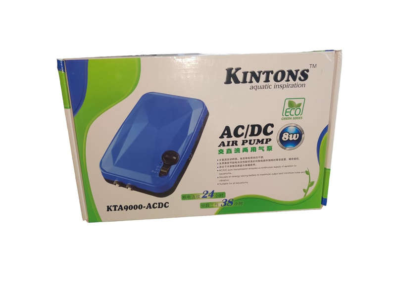 AC/DC Aquarium Oxygen Air Pump for Freshwater & Saltwater Aquarium 8w 5L/Min -KTA-9000