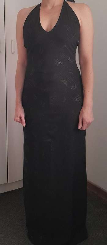Sparkly black evening gown