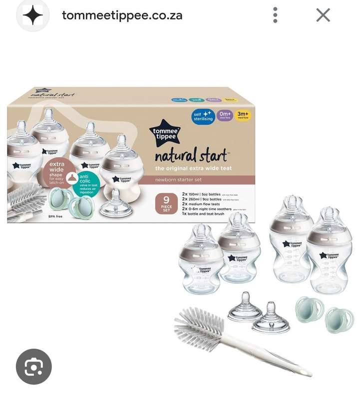 Tommee Tippee Natural Start Self Sterilising Newborn Bottle Starter Set on Auction Now!!!!