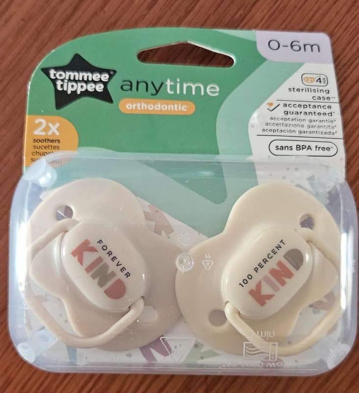 Tommee tippee any time orthodentic 0-6m x2pack on Auction Now!!!