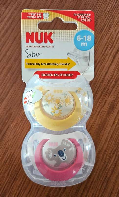 Nuk orthodentic 6-18m x2pack on Auction Now!!!