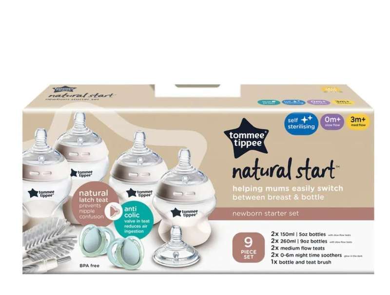 Tommee Tippee Natural Start Self Sterilising Newborn Bottle Starter Set on Auction Now!!!!