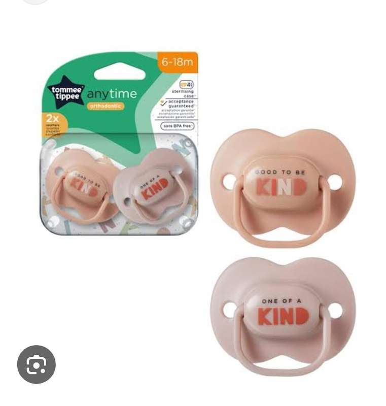 Tommee tippee any time orthodentic 6-18m x2pack on Auction Now!!!