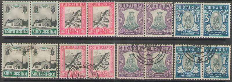 VOORTREKKER MEMORIAL FUND FULL SETS MINT AND USED