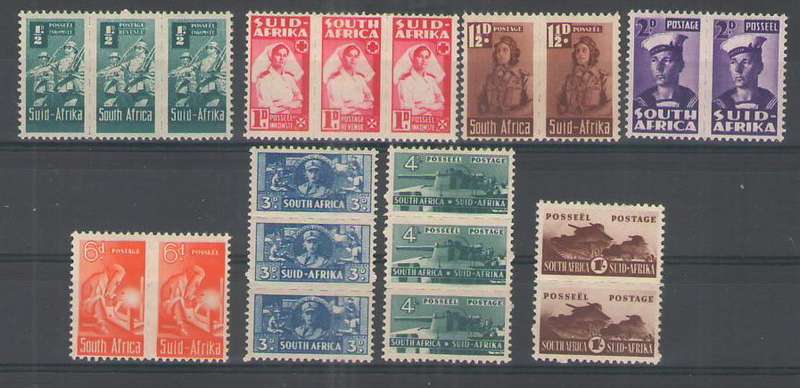 BANTAM WAR ISSUE FULL SETS MINT AND USED