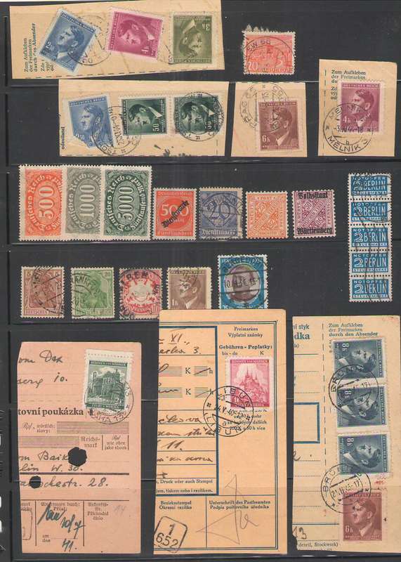 GERMANY DEUTCHES REICH PAGE 2 OF MIXED MINT AND USED SEE BELOW