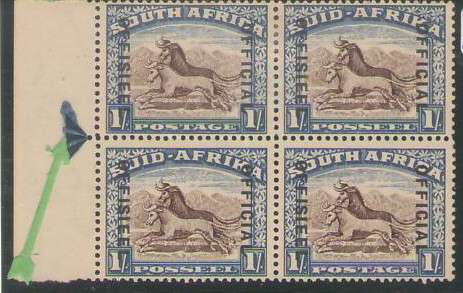 Official SACC O32 mm Variety Arrow Block of 4