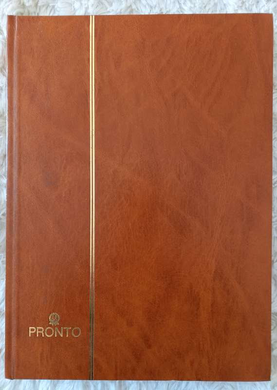 STOCKBOOK PRONTO 16 PAGE/32 SIDES IN ALMOST NEW CONDITION SEE BELOW