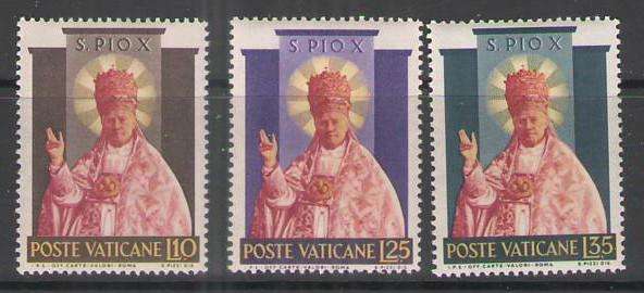 VATICAN CITY 1954 POPE PIUSX UMM