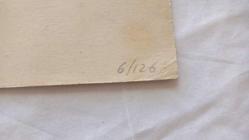 An original etching by international artist Hedwig Brecher Eibuschitz