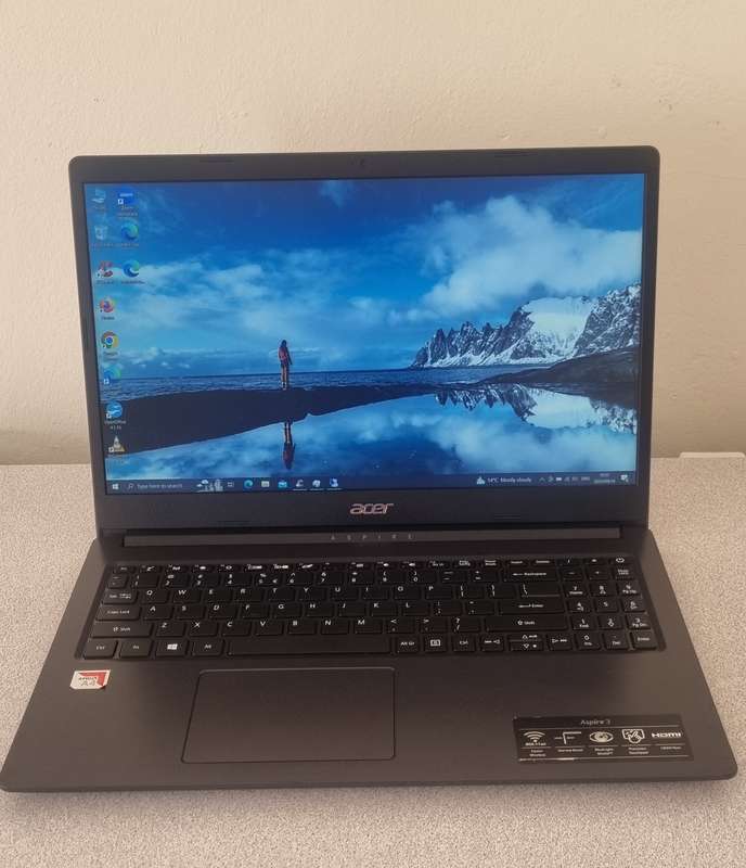 Acer Aspire 3 A315-22, AMD CPU, 8GB RAM, 256GB NVMe SSD, FHD,Windows 10 x64