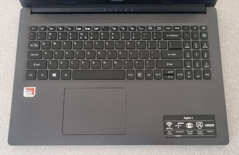 Acer Aspire 3 A315-22, AMD CPU, 8GB RAM, 256GB NVMe SSD, FHD,Windows 10 x64