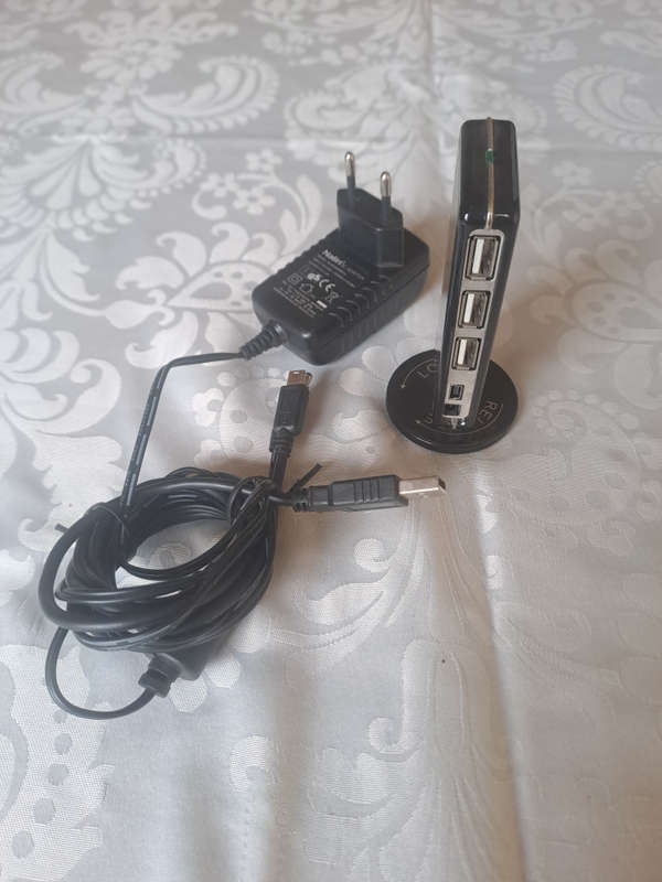 7 Port Active USB Hub with power adapter