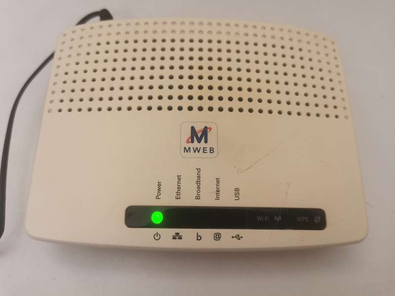 MWeb Technicolor TG588v Wireless Fibre Router (no sim)