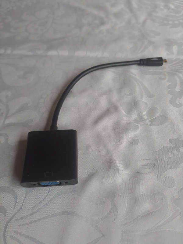 Micro HDMI to VGA (female) Adapter Cable