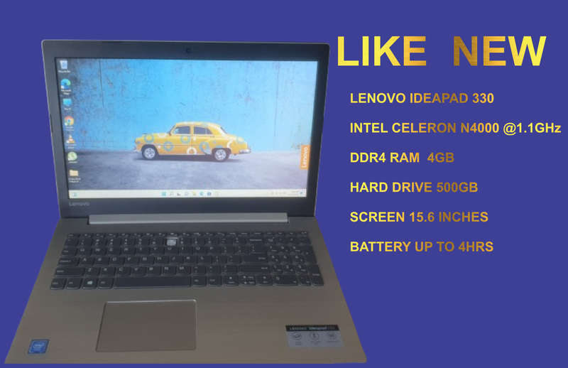 Lenovo Ideapad 330 , Celeron N4000, Intel UHD Graphics 600, 4GB RAM, 500gb HDD, LIKE NEW !!!!!!!