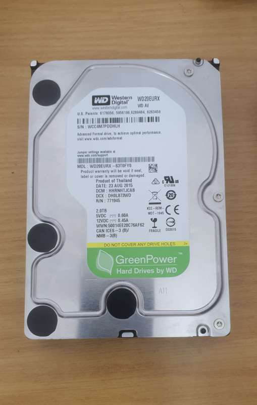 2TB HARD DRIVE