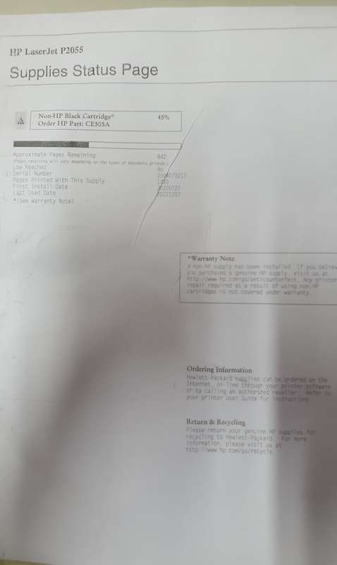 HP LASERJET P2055 PRINTER SERIES
