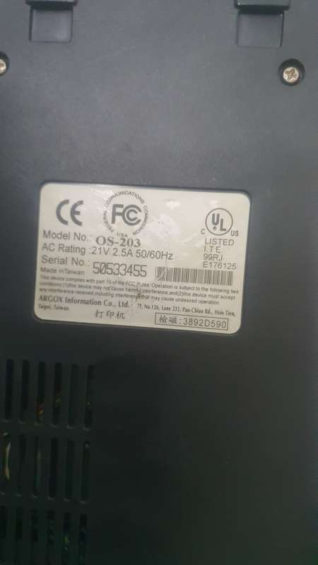 HP SCANNER  &  ARGOX LABEL PRINTER