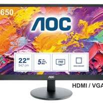 AOC E2270SWHN 22" Full HD (1920x1080) 60Hz 5ms TN LED Backlit Desktop Monitor
