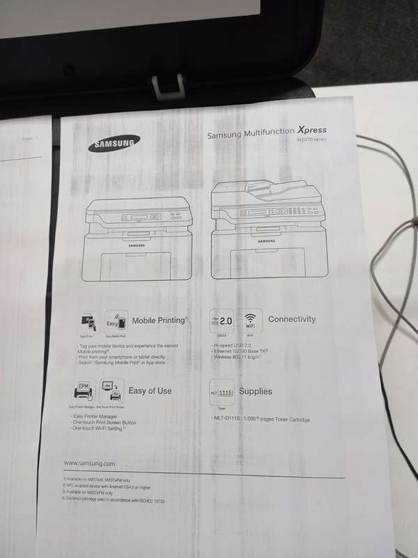 Samsung SL-M2070 M2070 Xpress 20PPM Mono Multifunction