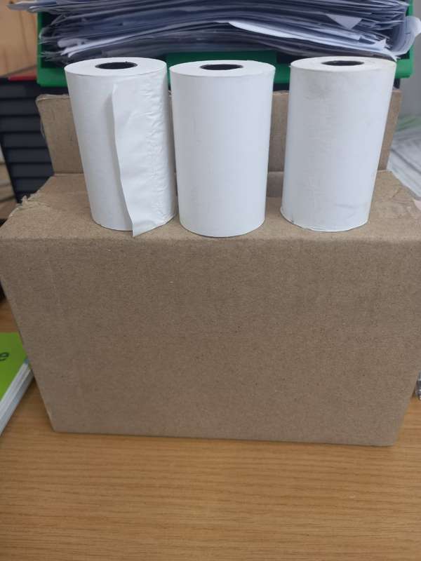 Thermal Paper Rolls POS Paper Receipt Rolls 20pcs for  Credit Card Cash Register 55mm