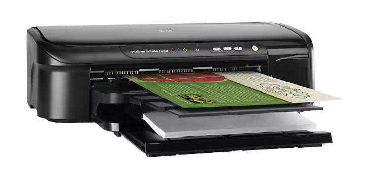 HP Officejet 7000 Wide Format Printer - E809a A3, NEEDS NEW CARTRIDGES